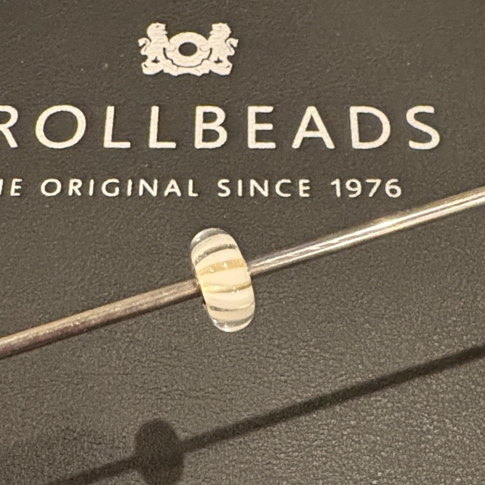 Trollbeads White Stripes Bead